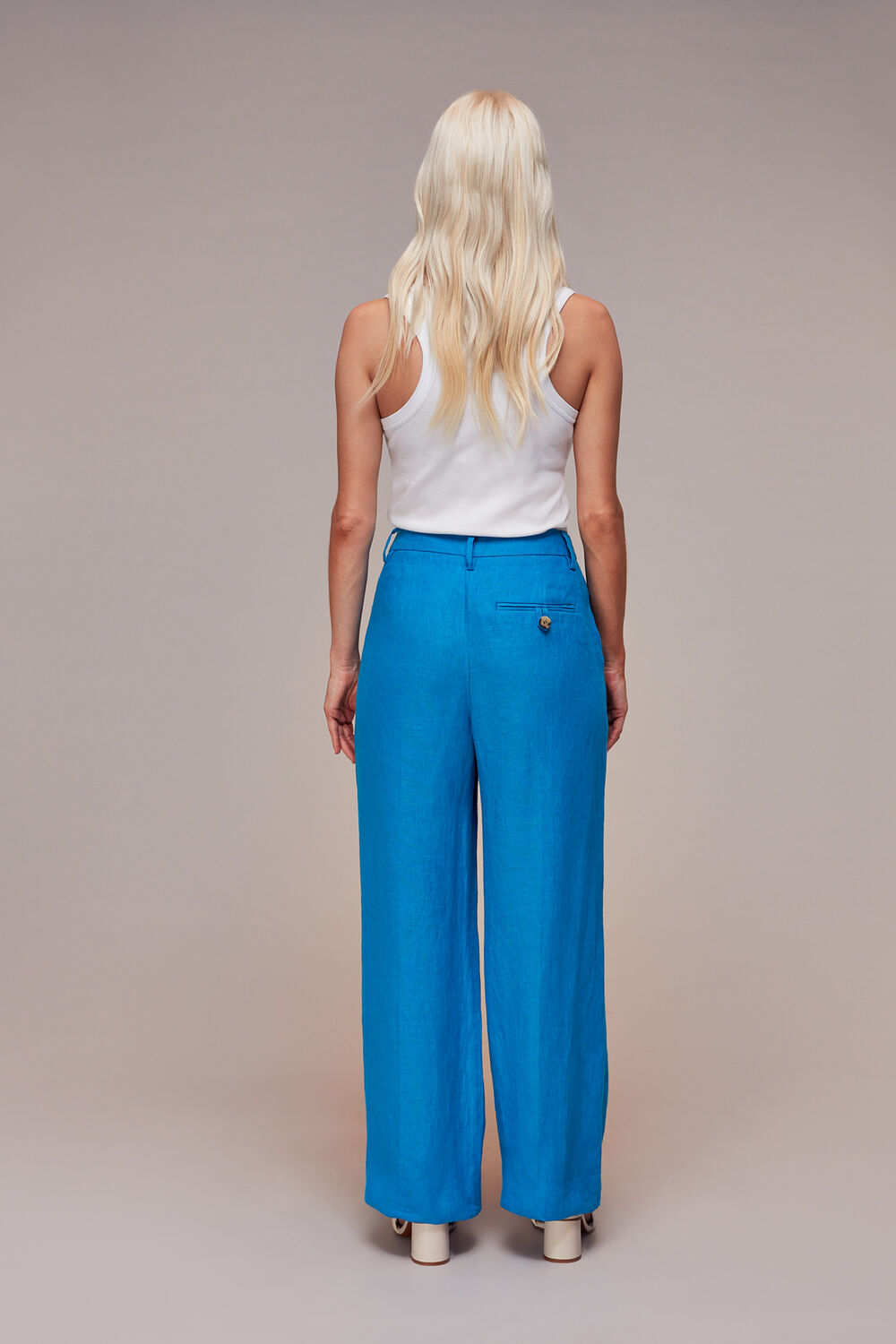 Petite Leonie Linen Trouser