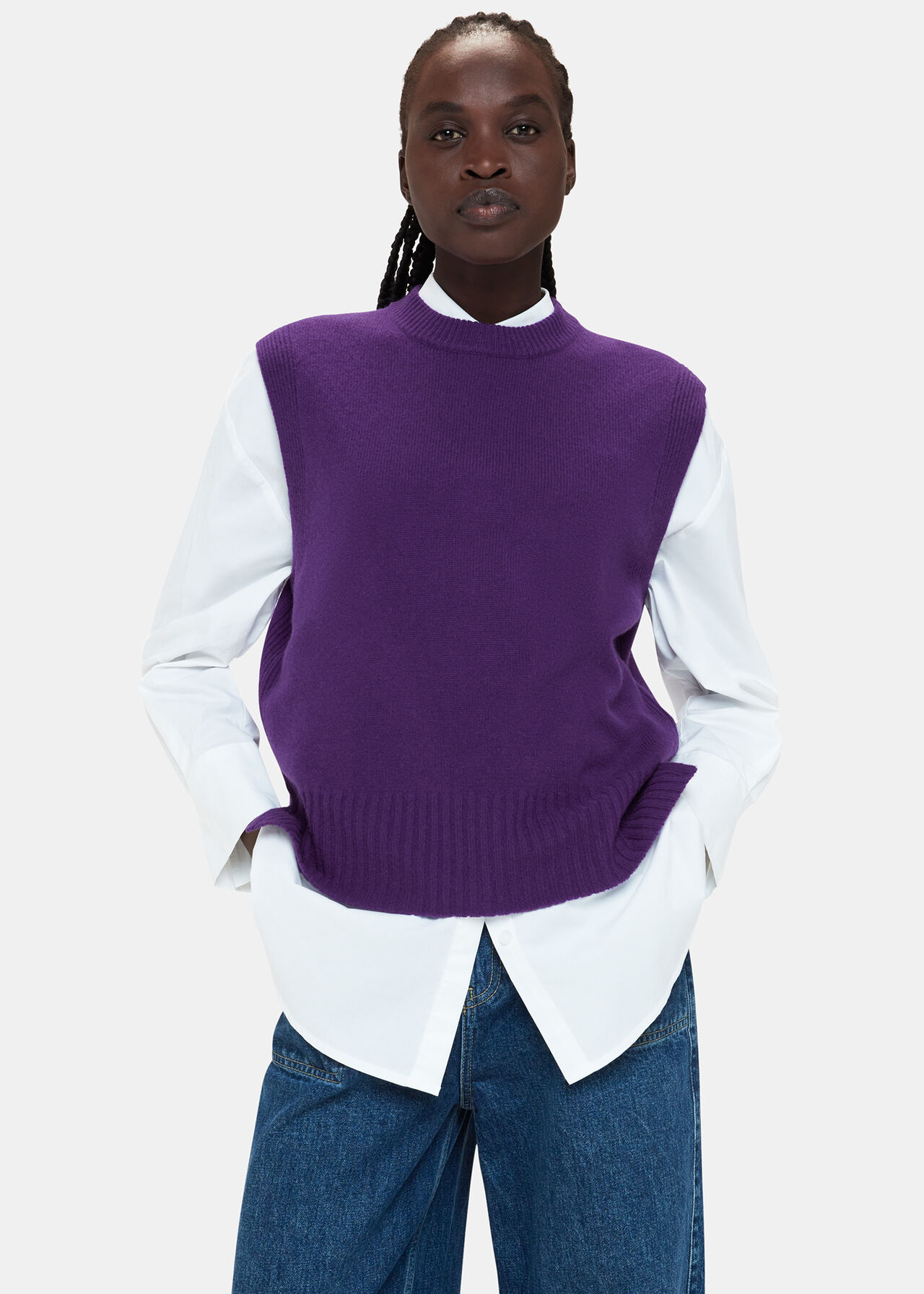 Wool Sleeveless Tank