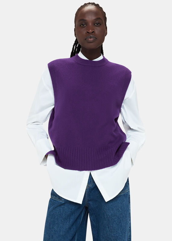 Wool Sleeveless Tank
