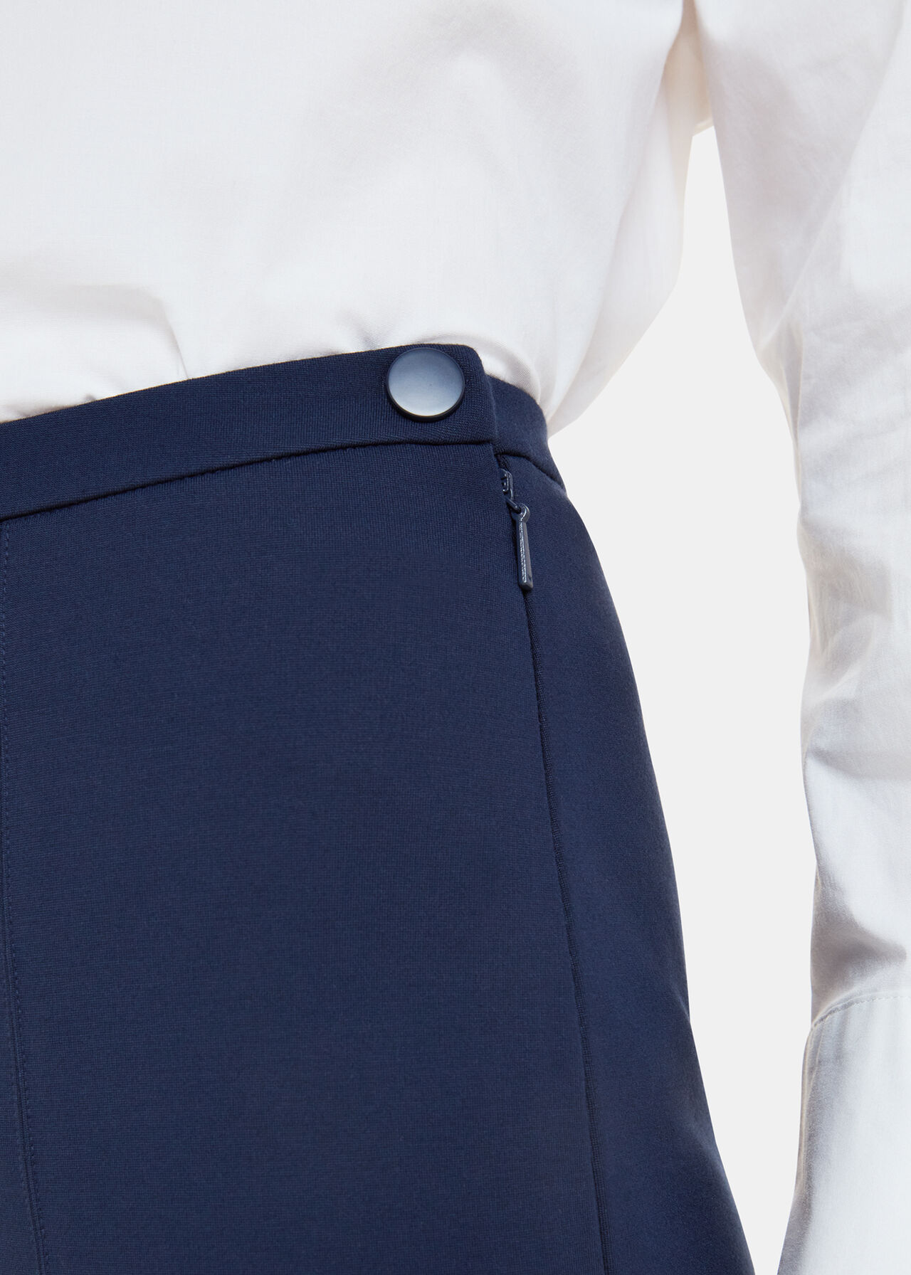 Navy Camilla Wide Leg Trouser | WHISTLES