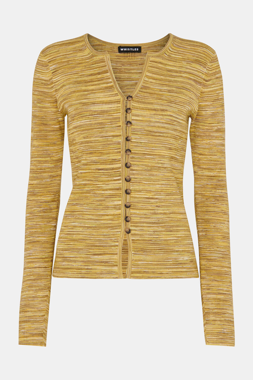 Spacedye Button Front Cardigan