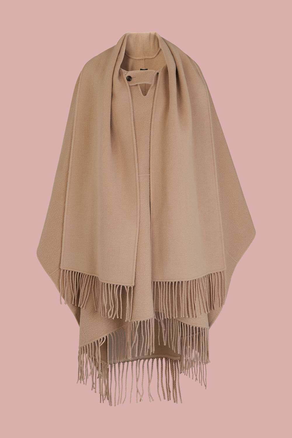 Wrap Fringe Coat
