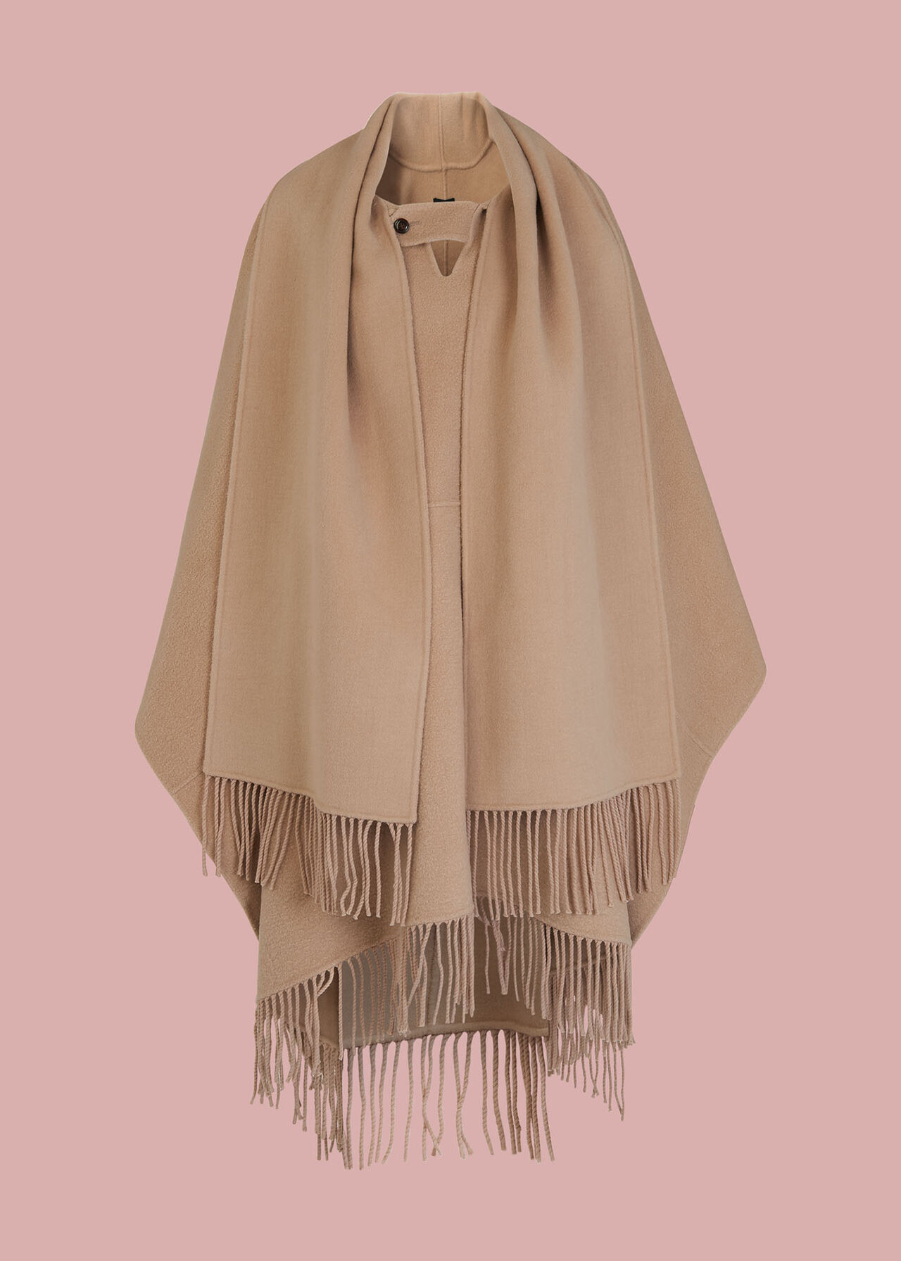 Wrap Fringe Coat