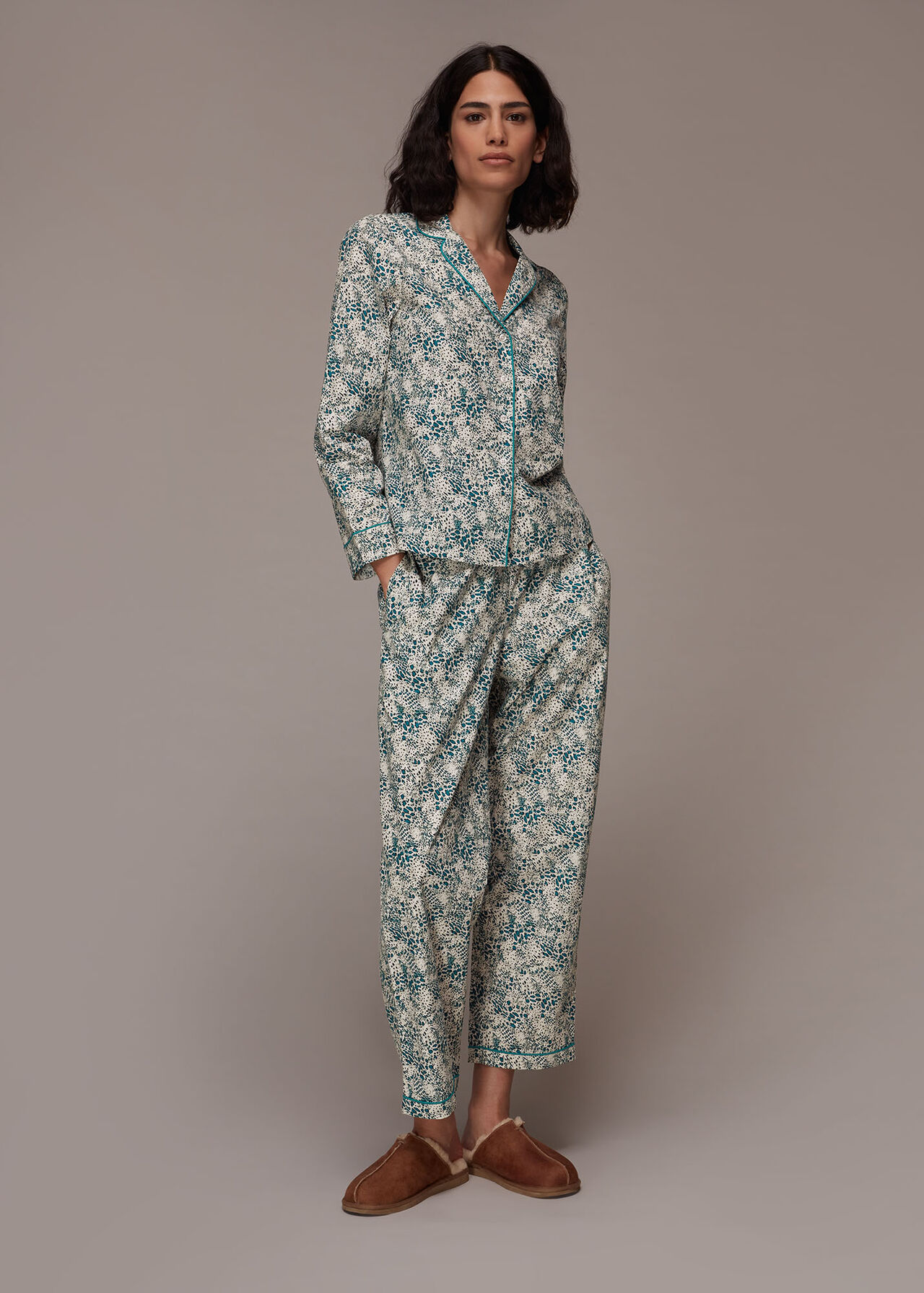 Leopard Print Cotton Pyjamas