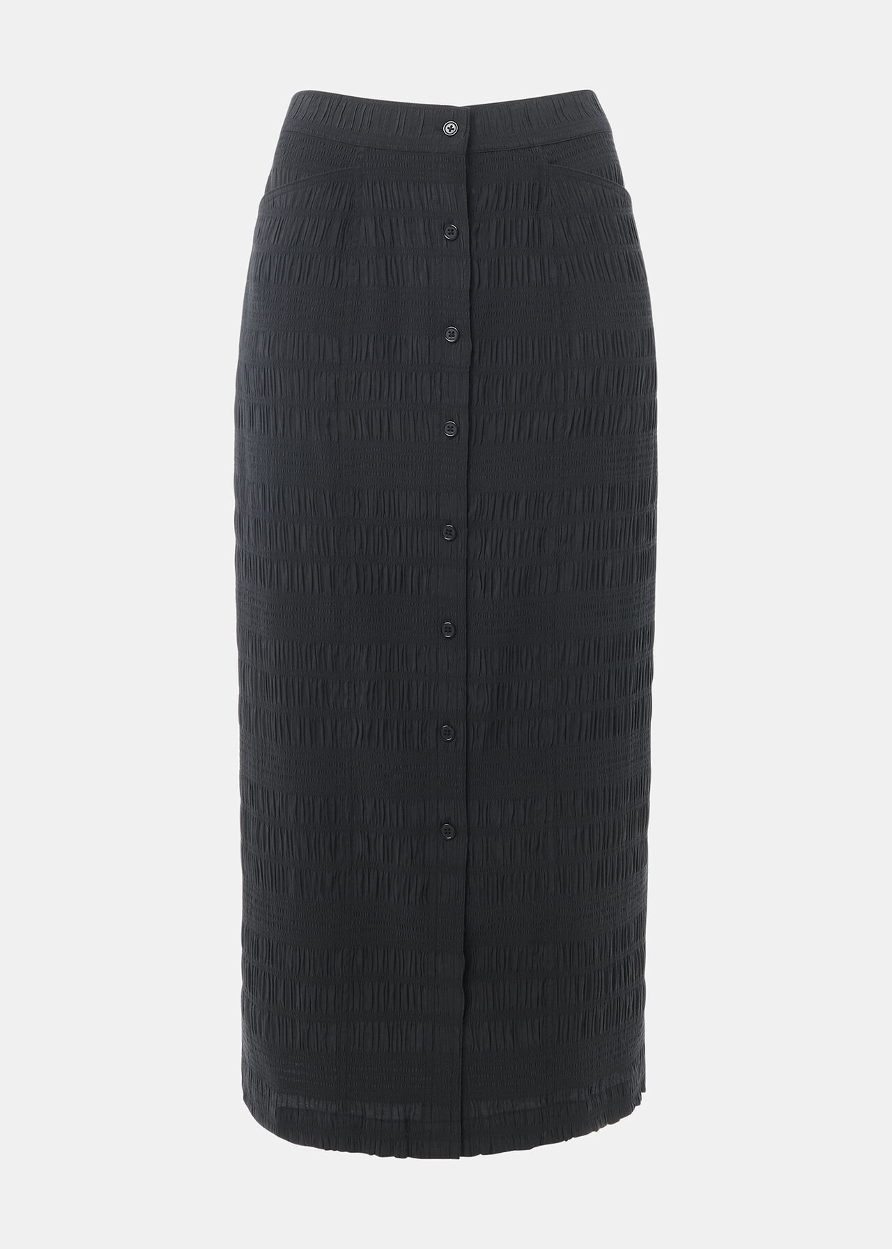 Sienna Plisse Midi Skirt