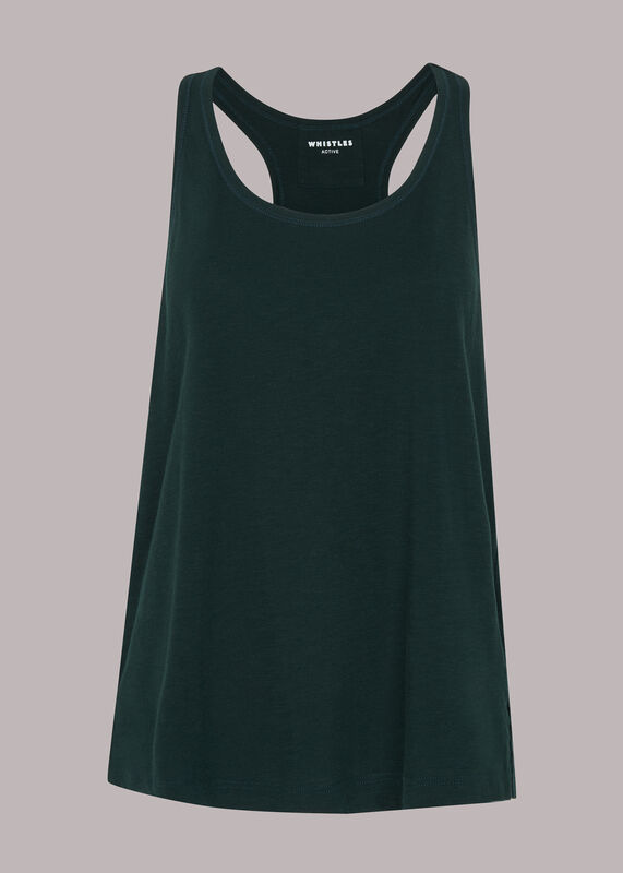 Curved Hem Active Vest