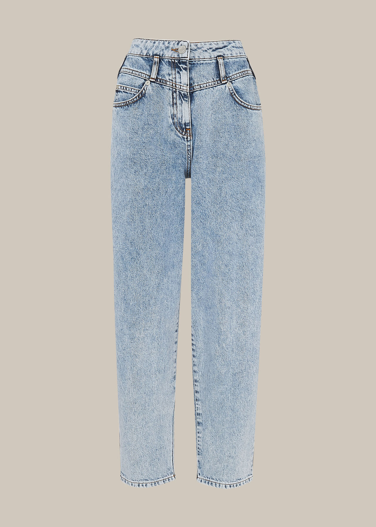 Acid Acid Wash Denim Jean | WHISTLES