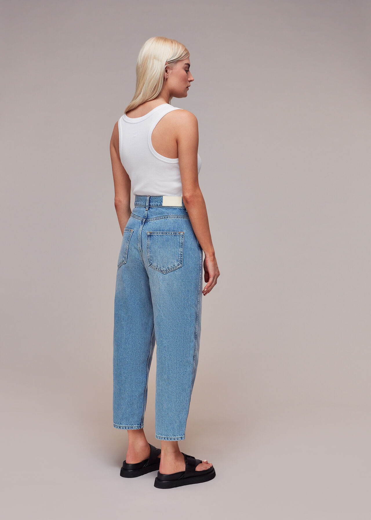 Petite Authentic Barrel Leg Jean