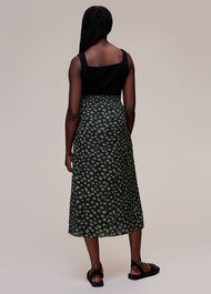 Abstract Gem Print Skirt