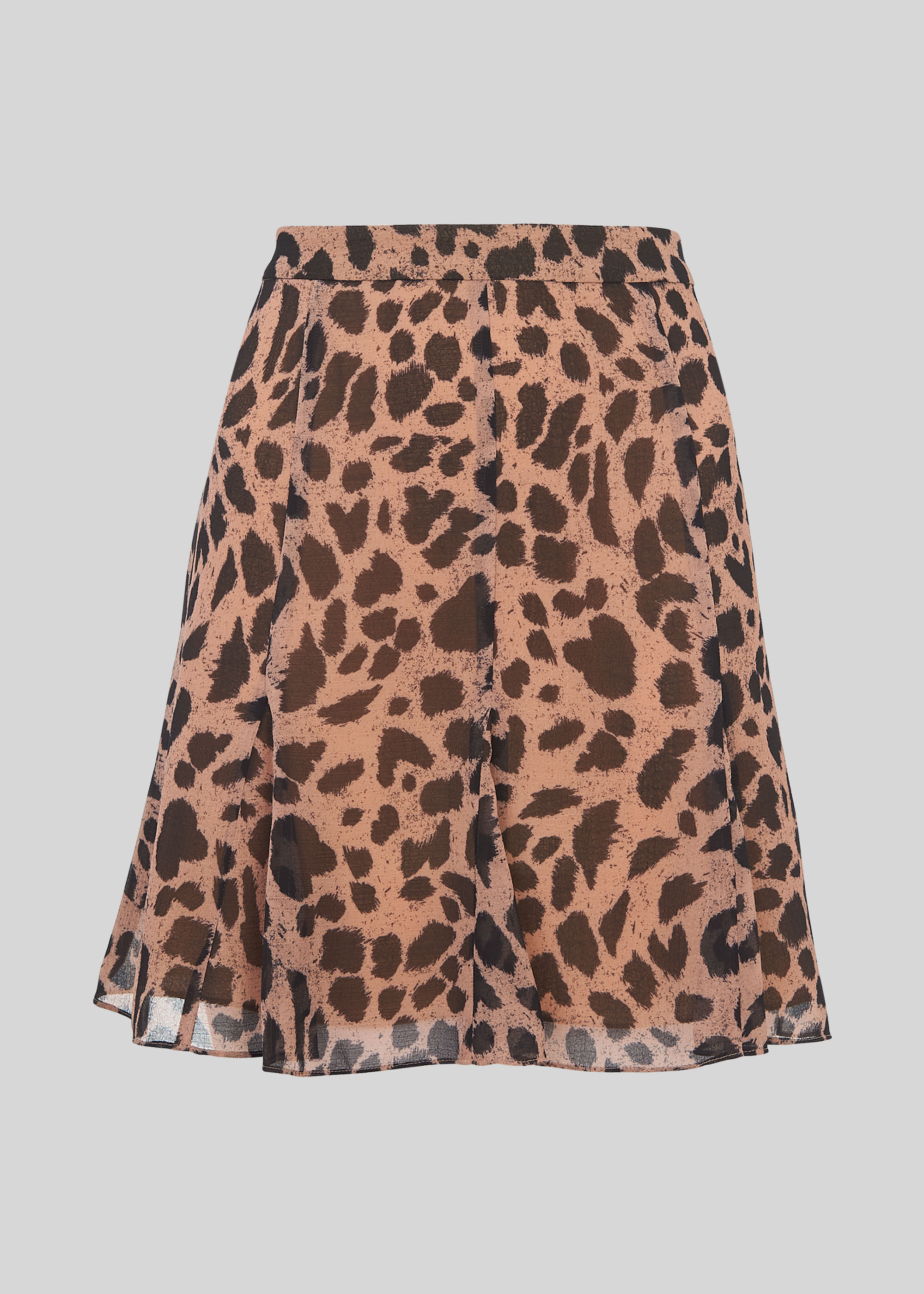 Brushed Cheetah Flippy Skirt