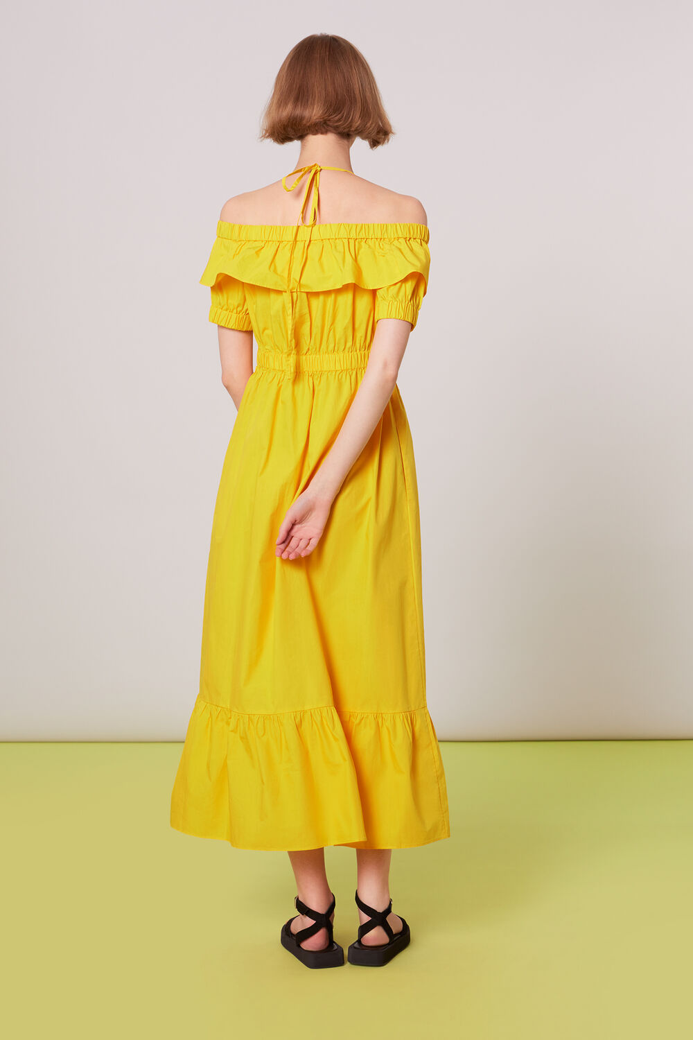 Serena Poplin Bardot Dress