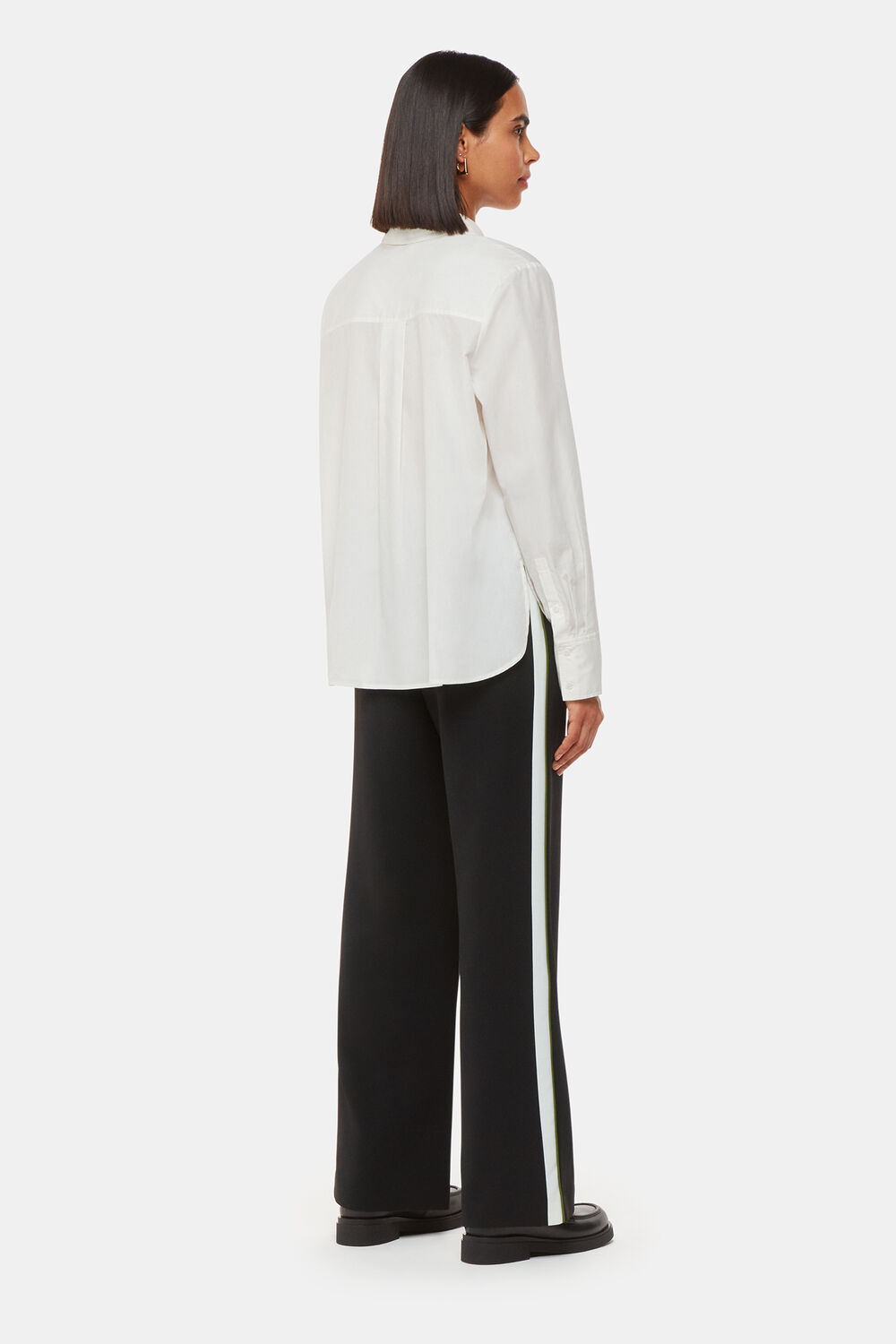 Crepe Side Stripe Trouser