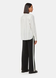 Crepe Side Stripe Trouser