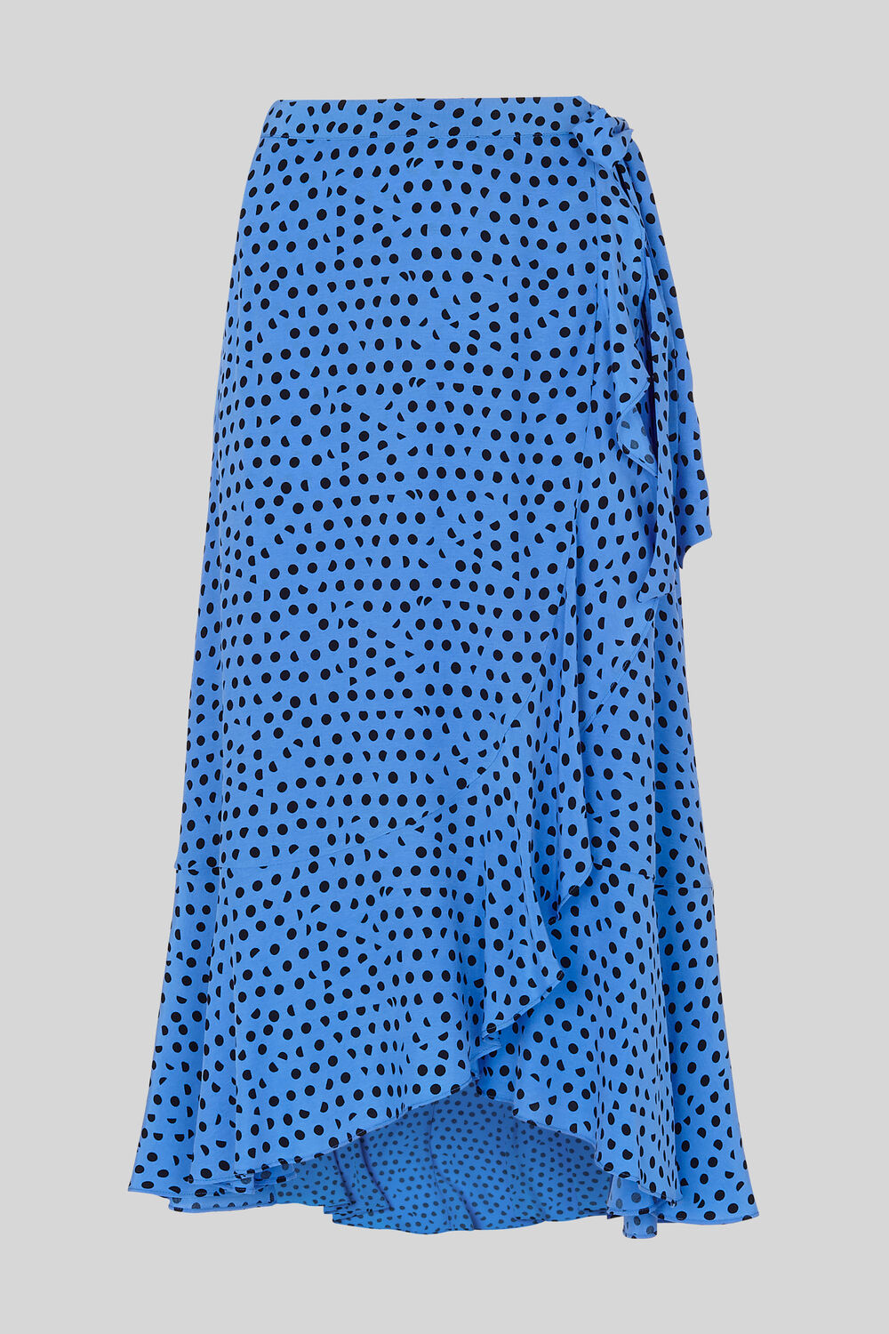 Lunar Spot Wrap Skirt Blue/Multi