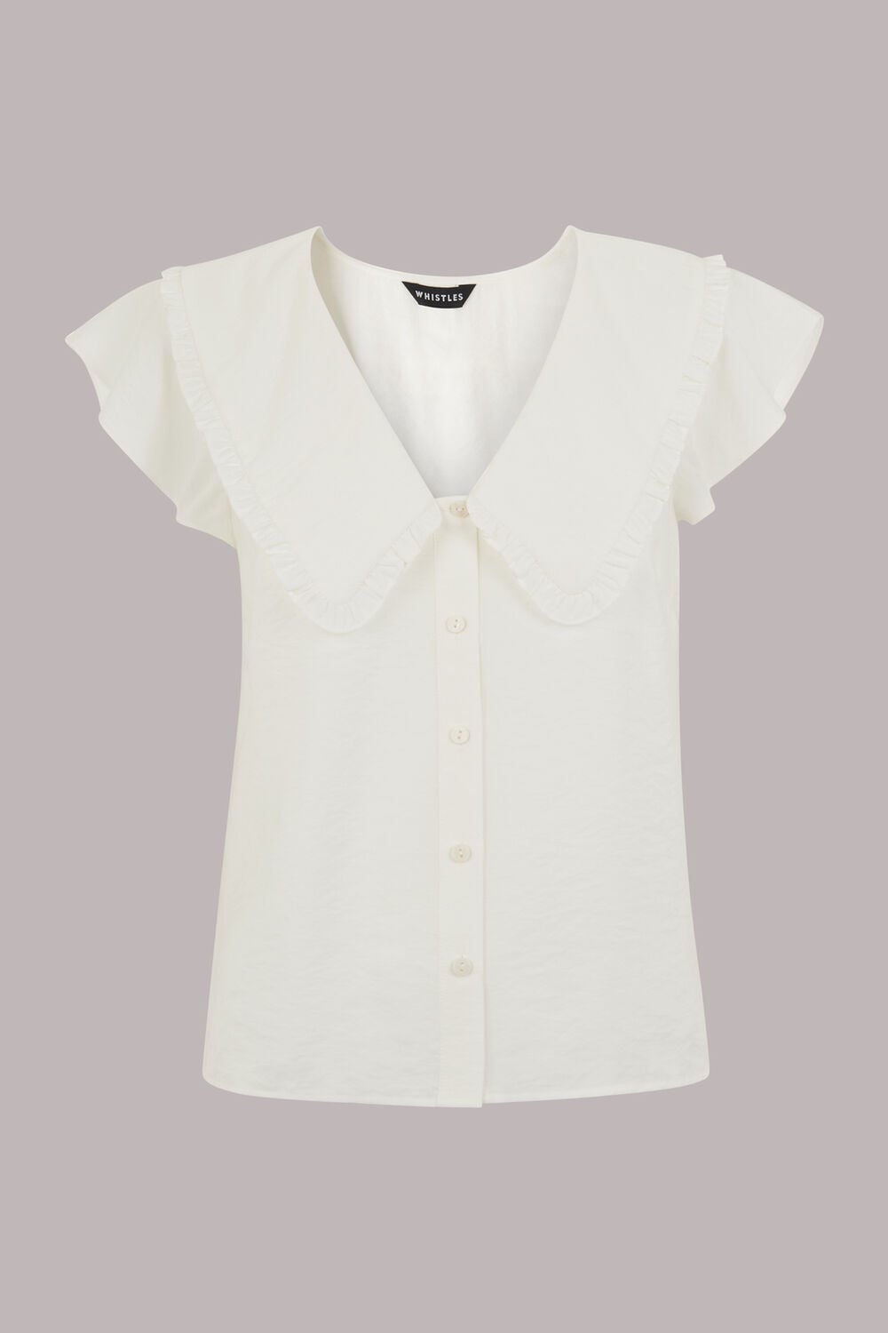 Short Sleeve Collar Top