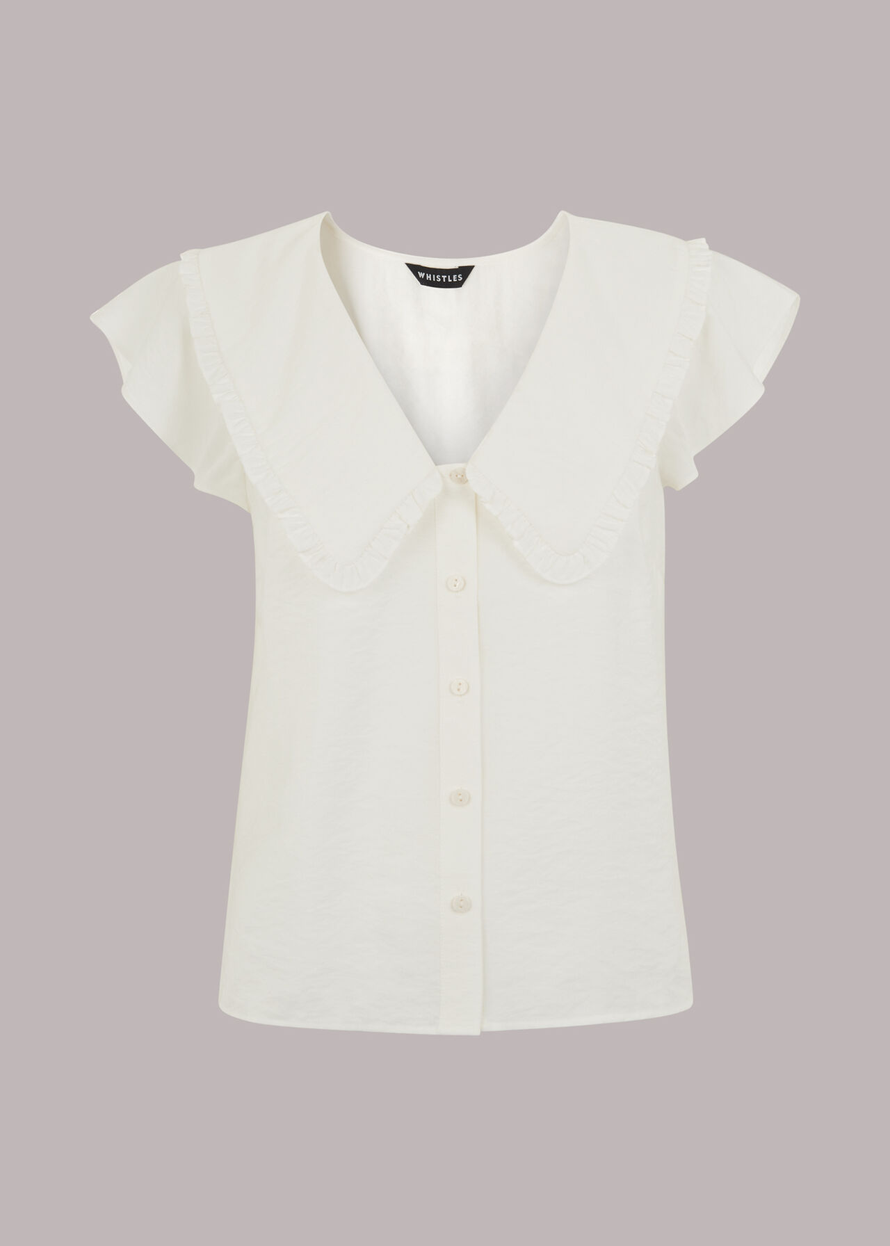 Short Sleeve Collar Top