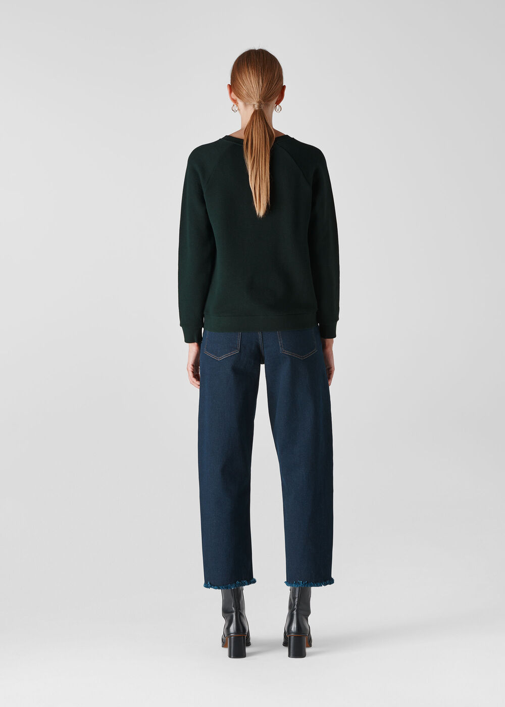 Deja Vu Logo Sweatshirt Dark Green
