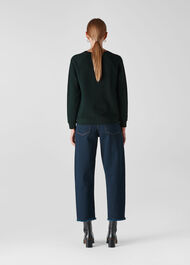 Deja Vu Logo Sweatshirt Dark Green