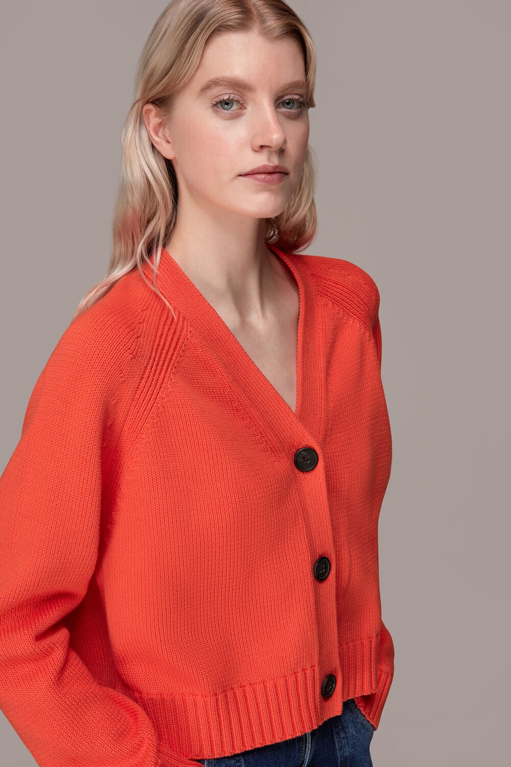 Karine Rib Detail Cardigan