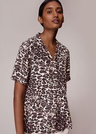 Clouded Leopard Print Shirt