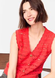Pointelle Detail Tank