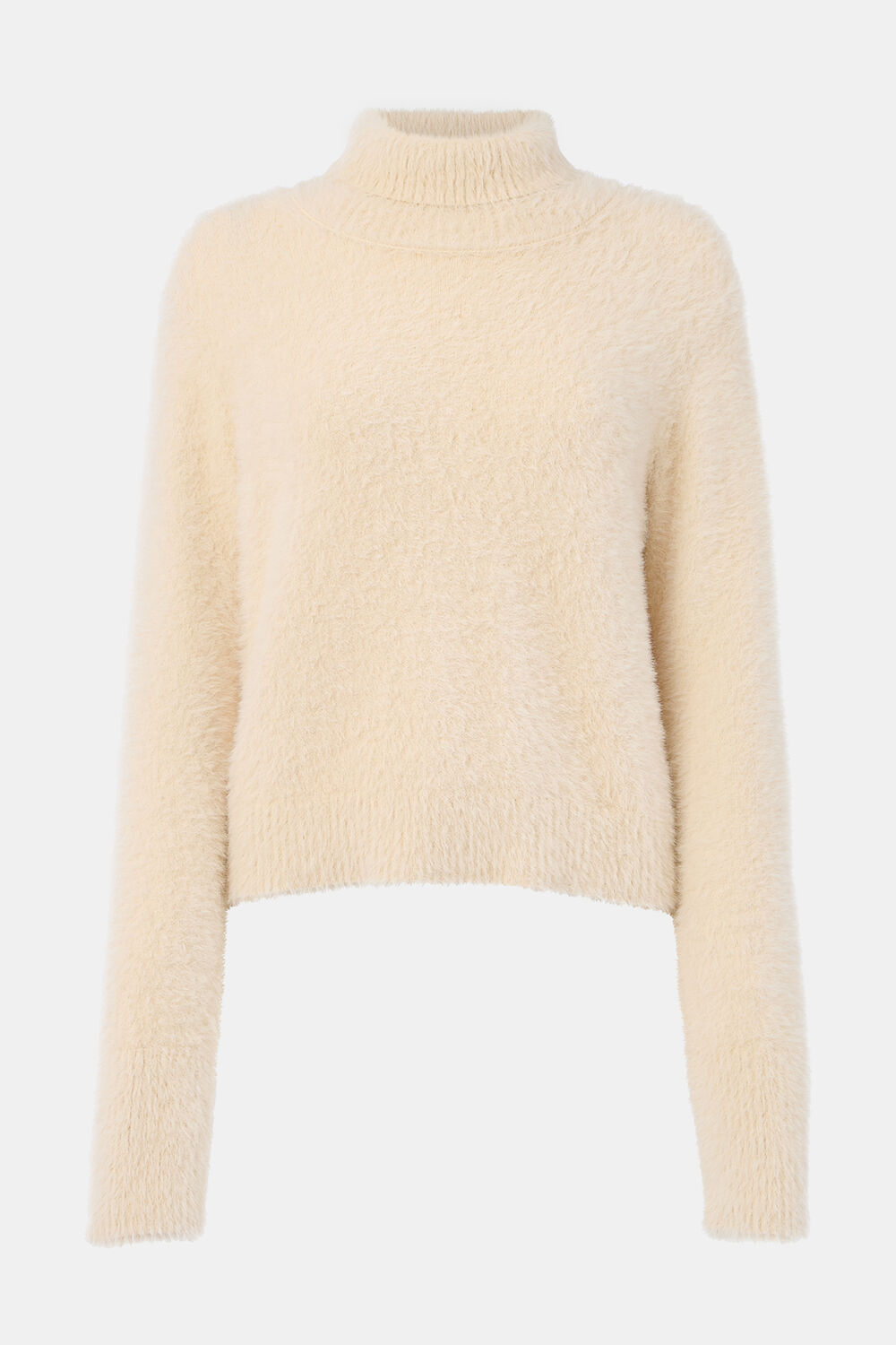 Isla Cropped Fluffy High Neck