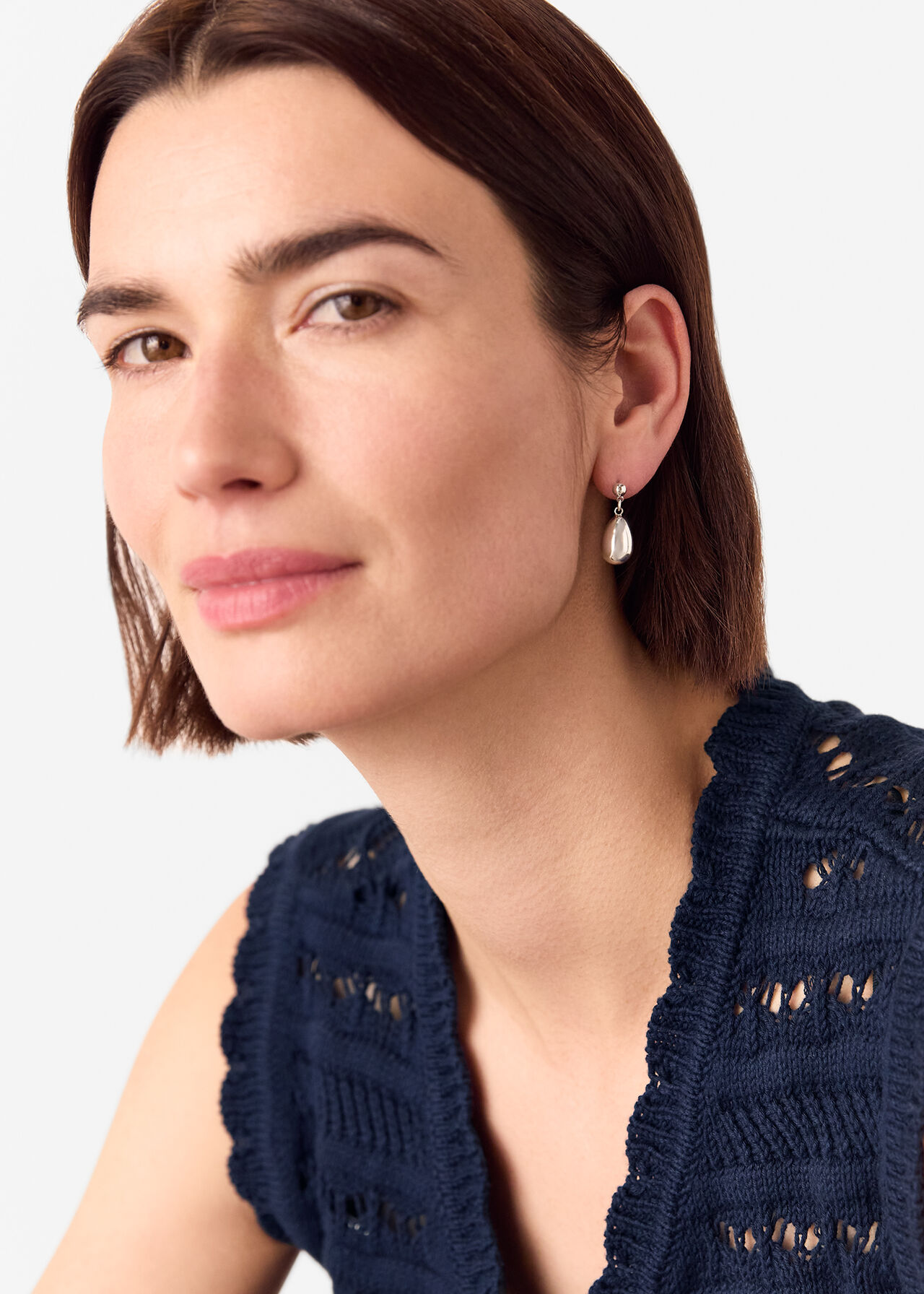 Teardrop Stud Earring