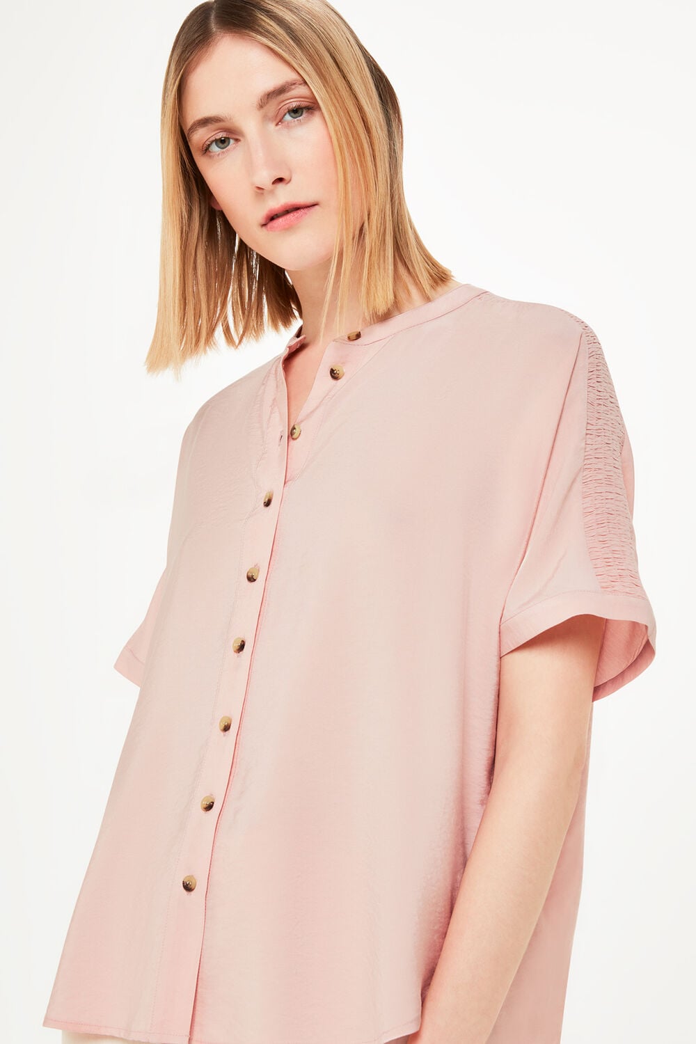 Maisie Shirred Sleeve Blouse