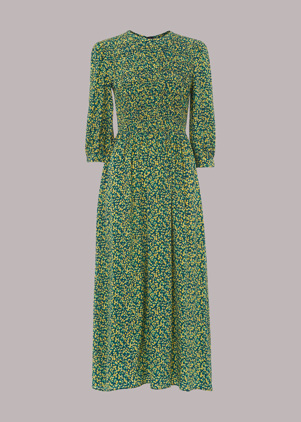 JL Ditsy Sunflower Print Dress