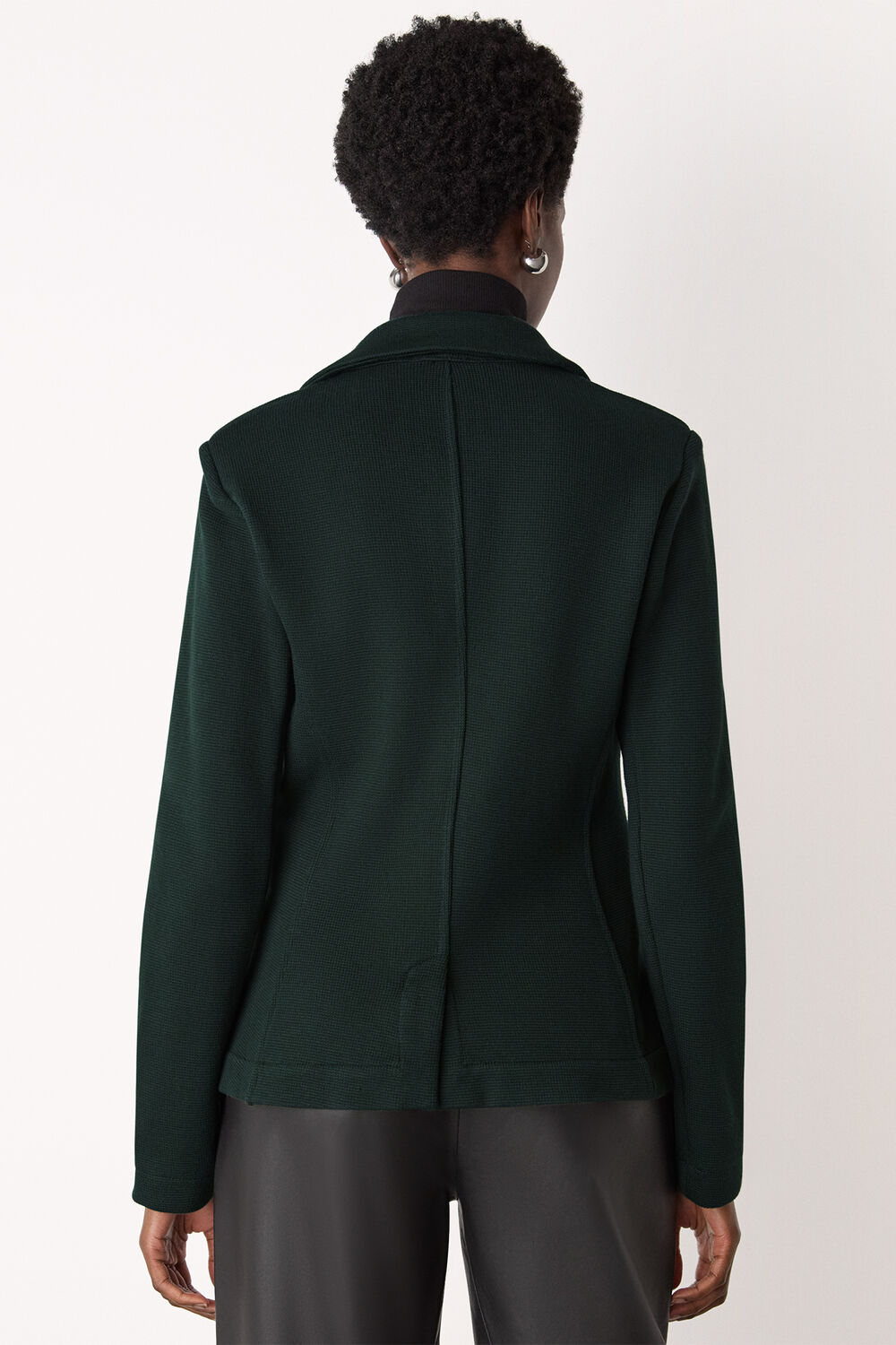 Forest Green Slim Jersey Jacket