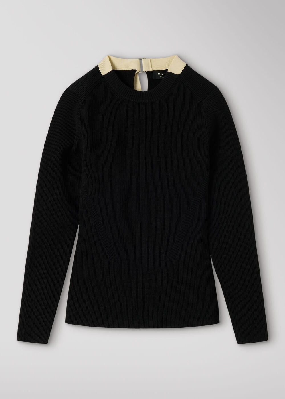 Tie Back Rib Knit Top