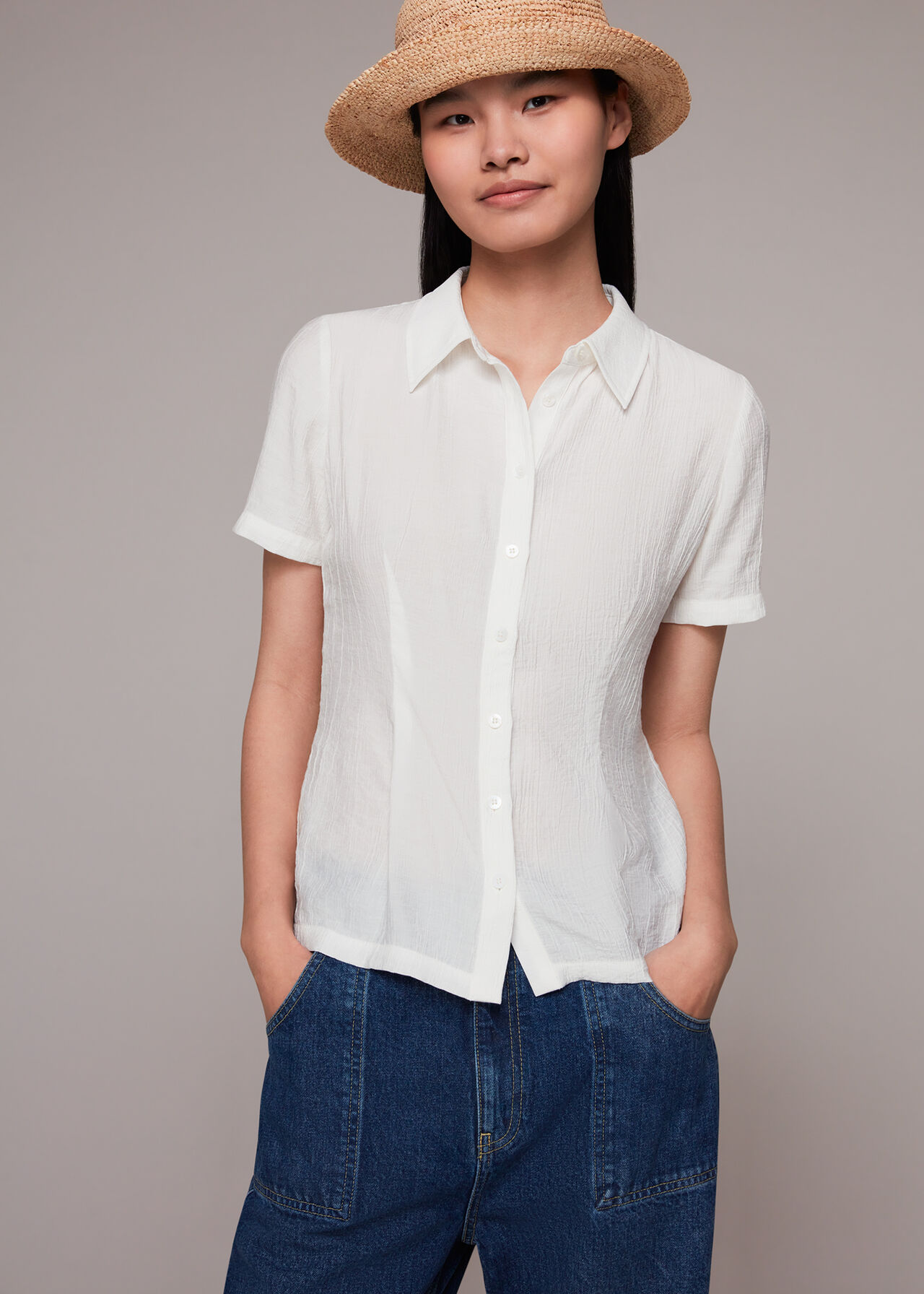 Lizzie Textured Shirt
