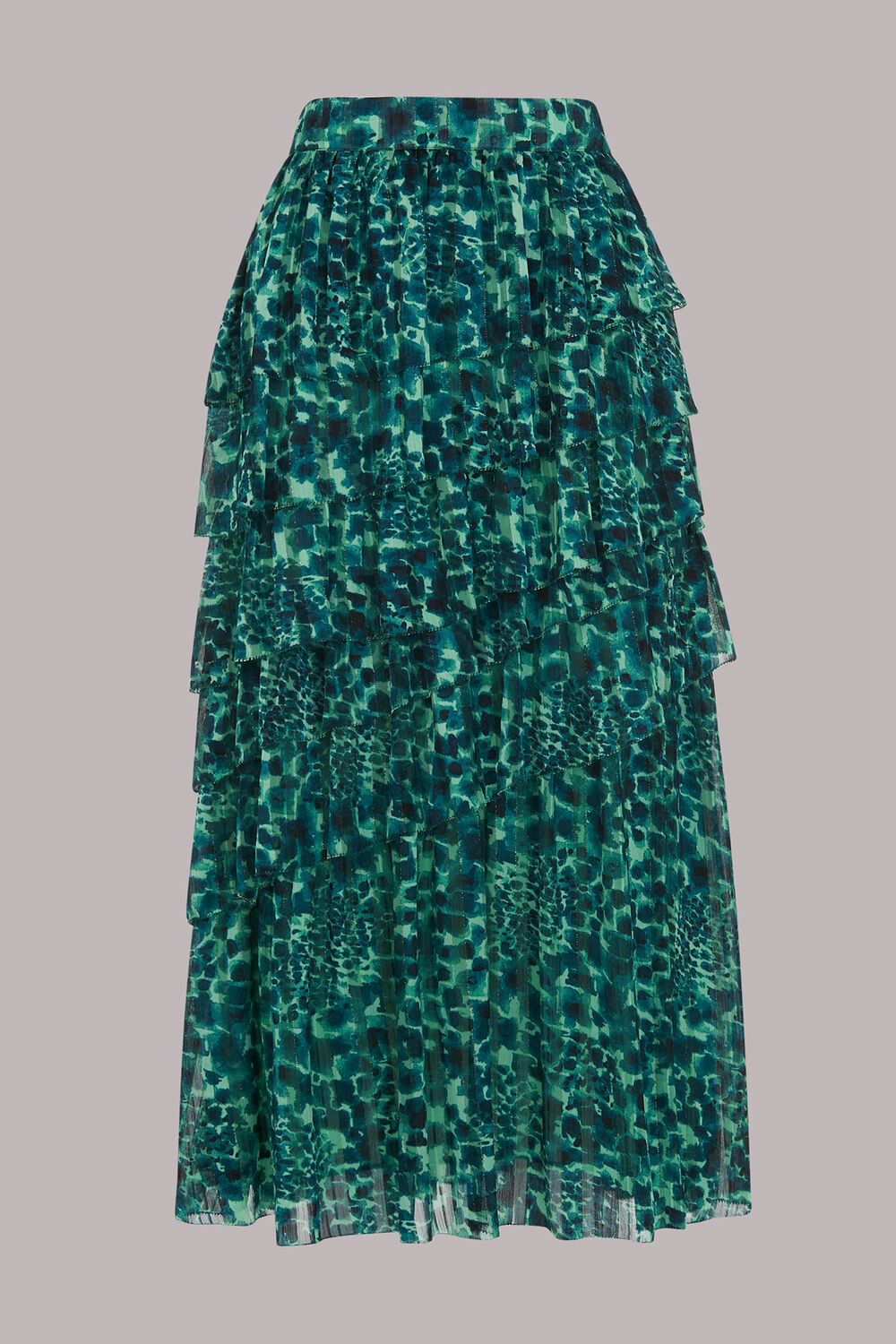 Watercolour Wildcat Skirt