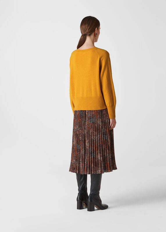 Yellow Sustainable Cashmere Jumper