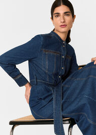 Myra Denim Midi Dress