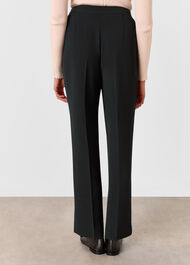 Corinna Belted Crepe Trouser