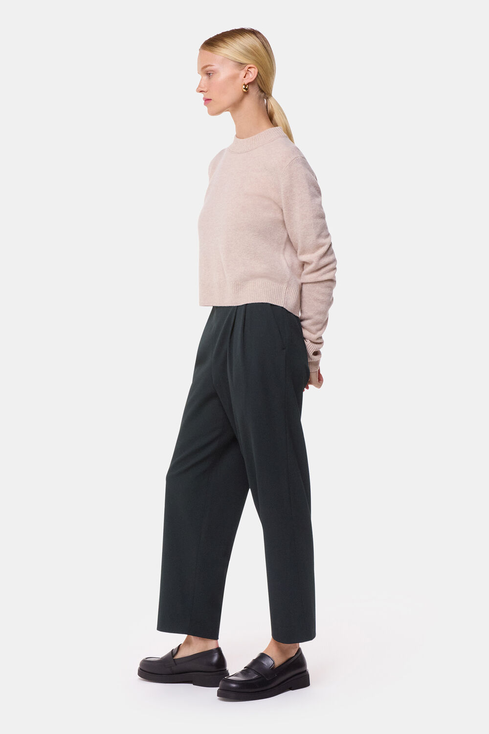 Black Matilda Tapered Trouser