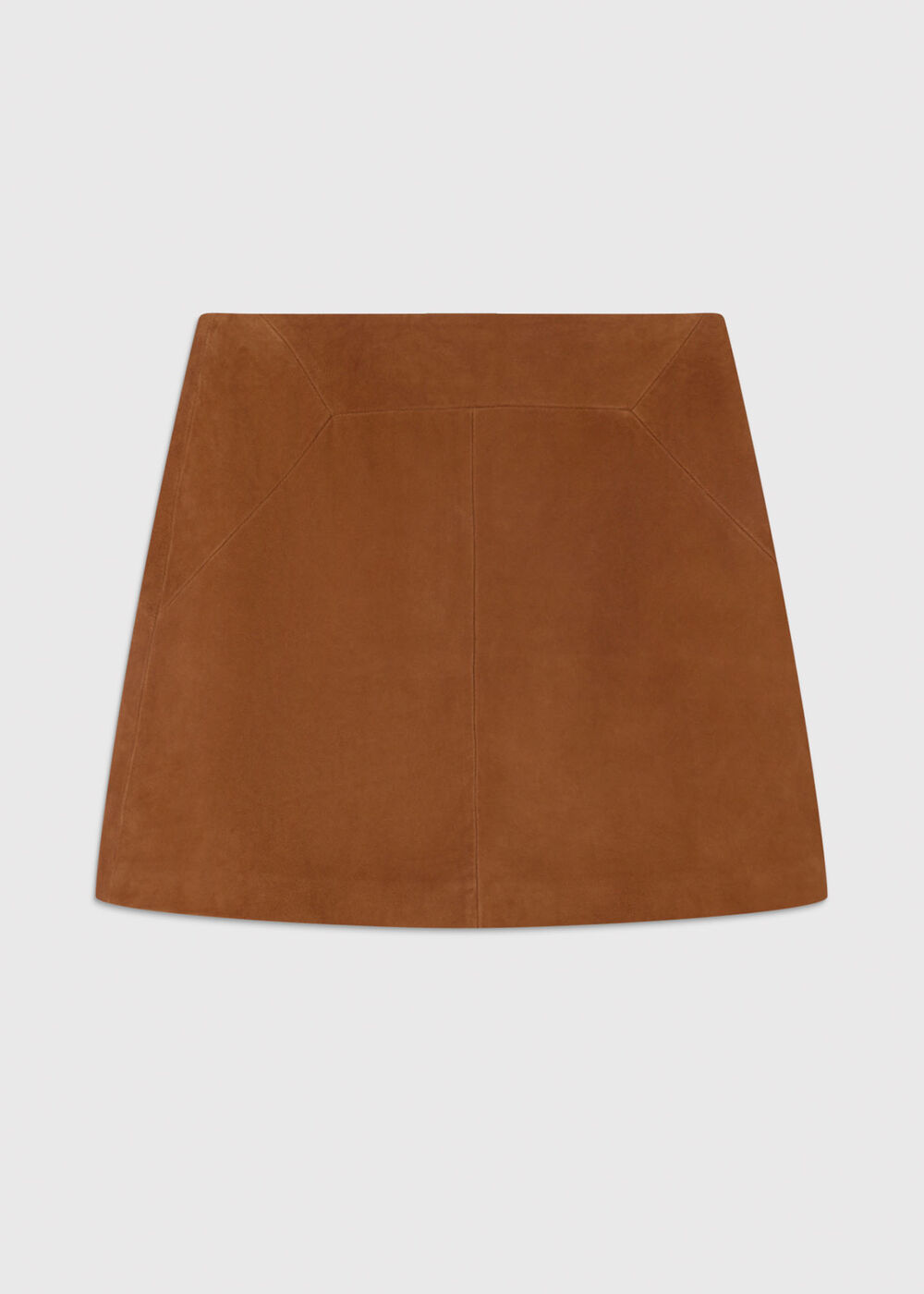 Suede A Line Skirt