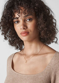Ring Pendant Necklace Gold/Multi