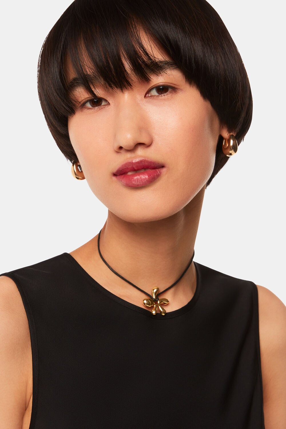 Abstract Cord Necklace