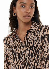 Animal Zebra Print Shirt