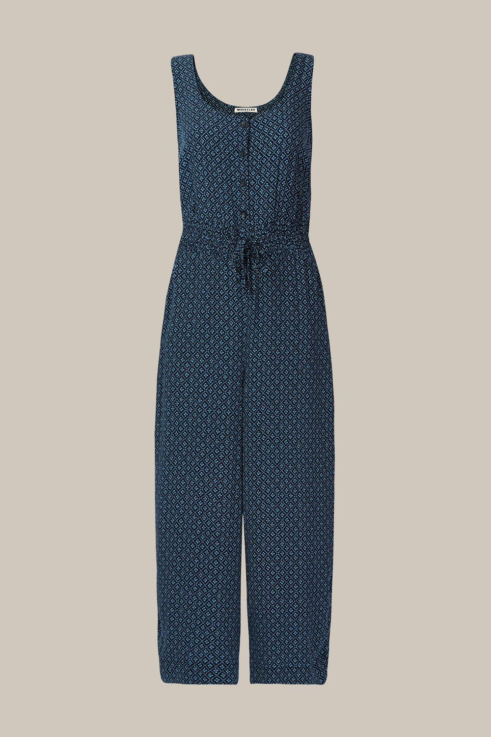 Lattice Print Quinn Jumpsuit