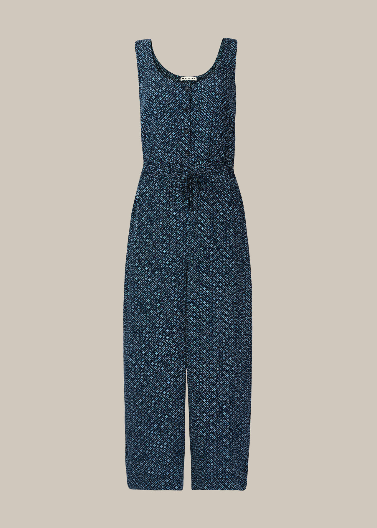 Lattice Print Quinn Jumpsuit