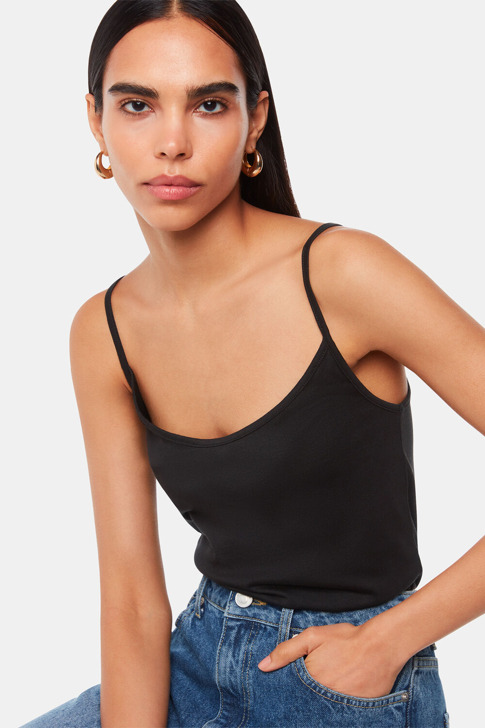 Black Ultimate Cami Top