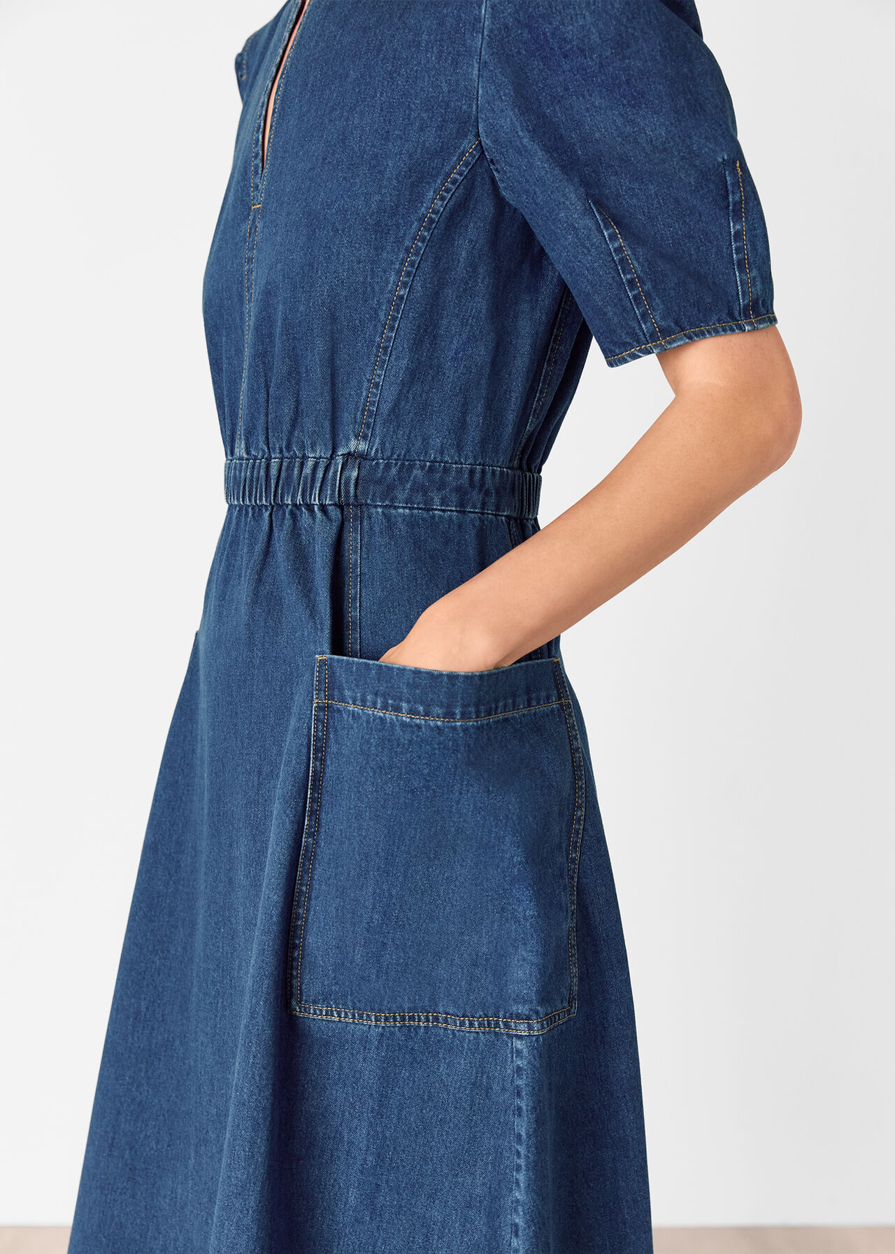 Midi Short Sleeve Dress