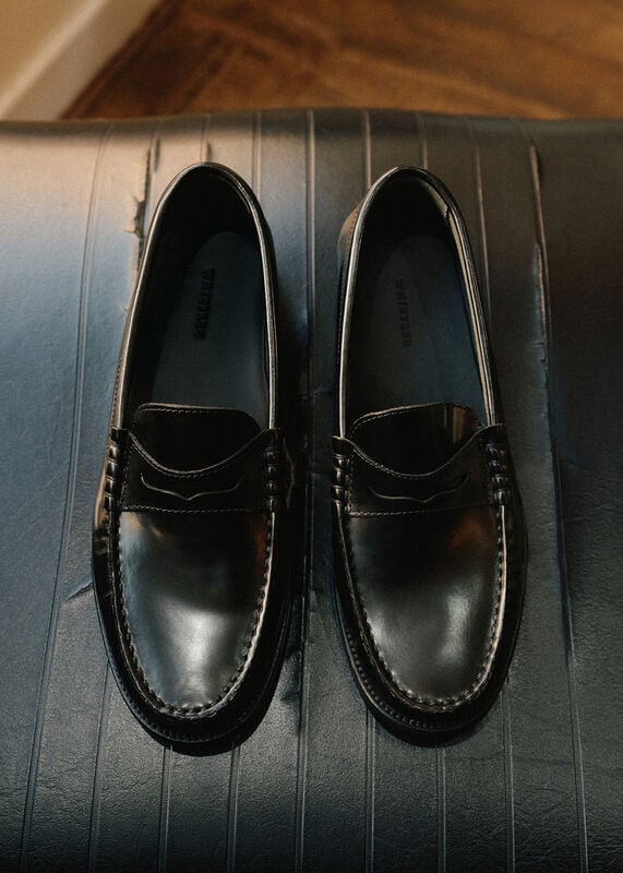 Black Manny Slim Loafer
