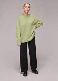 Knitted Side Stripe Trouser