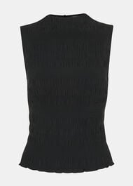 Plisse Sleeveless Top