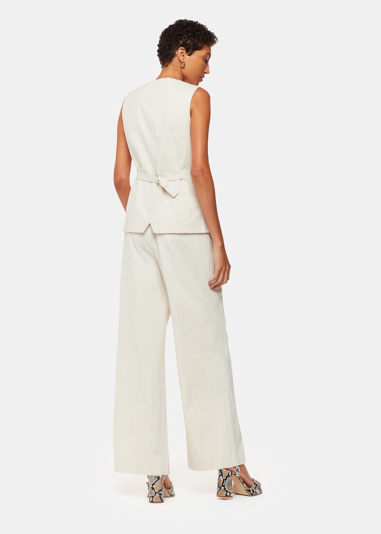 Lindsey Linen Blend Trouser