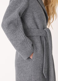 Long Belted Wool Coat